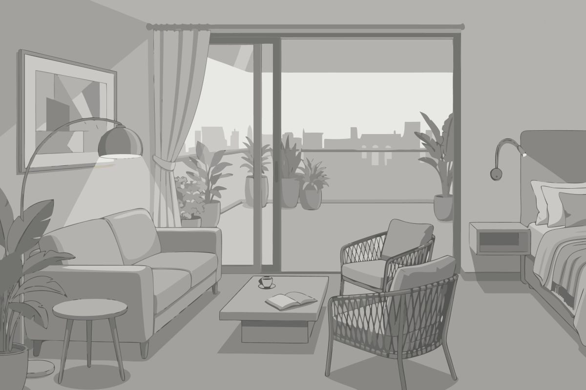 Apartament typu Deluxe z 3 sypialniami